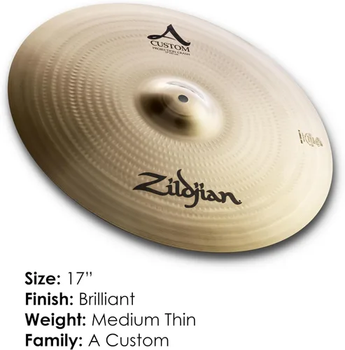 Miniatura 2 de Zildjian A20583 17 "Un platillo de choque de proyección personalizado