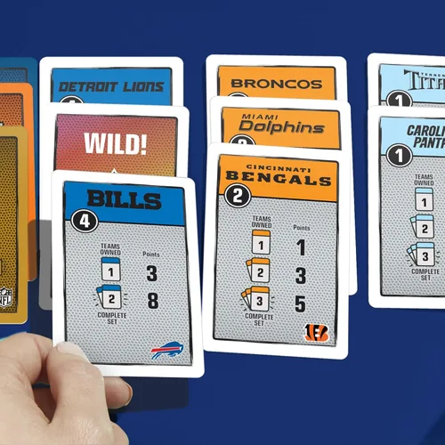 Miniatura 6 de Monopoly Deal NFL Edition Game Juego de cartas oficial de la NFL para familias y niños A partir de 8 años 2 a 5 jugadores 15 minutos