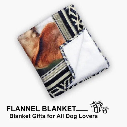 Miniatura 8 de Beagle Manta para niños, manta suave y mullida para perro, regalo de felpa con estampado de Beagle para niños y niñas, 40 x 50 pulgadas