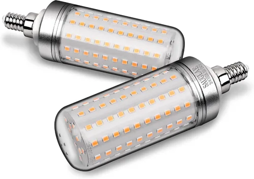 Miniatura 3 de Bombillas LED de 26 W, equivalente a bombillas incandescentes de 200 W, 3000 lm, 3000 K blanco cálido, tornillo Edison pequeño E12, paquete de 3