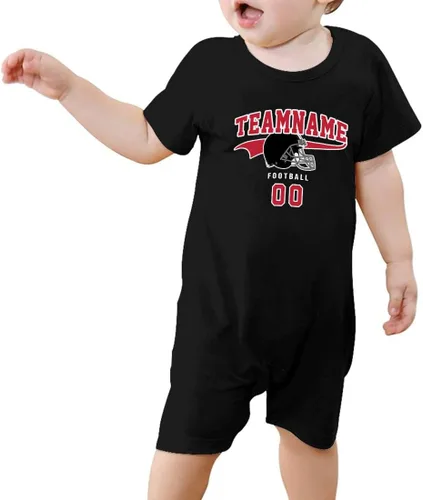 Miniatura 70 de Traje de fútbol personalizado para bebé, hace que tu bebé nombre y número de ropa de fútbol regalos