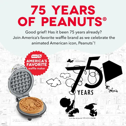 Miniatura 8 de Peanuts x Dash Mini Máquina de Gofres