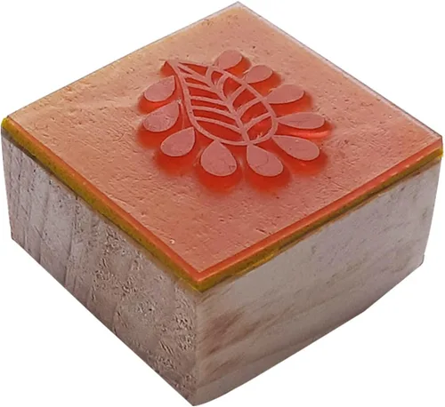 Miniatura 23 de Royal Kraft Sello de goma de madera espiral - Impresión de bloques de bricolaje en papel, tela, henna Rtag020