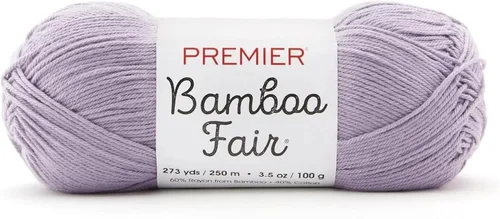 Miniatura 18 de Premier Yarns Hilo de bambú Fair DK, para tejer y tejer, mezcla de algodón para tejido y ganchillo en climas cálidos, color marfil
