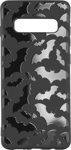 Miniatura 10 de Funda de teléfono negra mate compatible con Samsung Galaxy S22 Ultra 5G 2022 – Funda de goma a prueba de golpes, lindos murciélagos, espeluznante