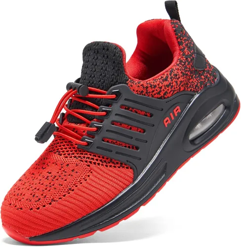 Ugmikdo Zapatos para niños y niñas, tenis para correr, zapatos de aire, transpirables, ligeros, a la moda, para deportes, atletismo, gimnasio,
