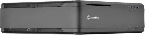 Miniatura 2 de SilverStone Technology Fortress Z Aluminio Unibody Mini-ITX/DTX - Carcasa para computadora SFX con elevador PCI-E y ventiladores personalizados