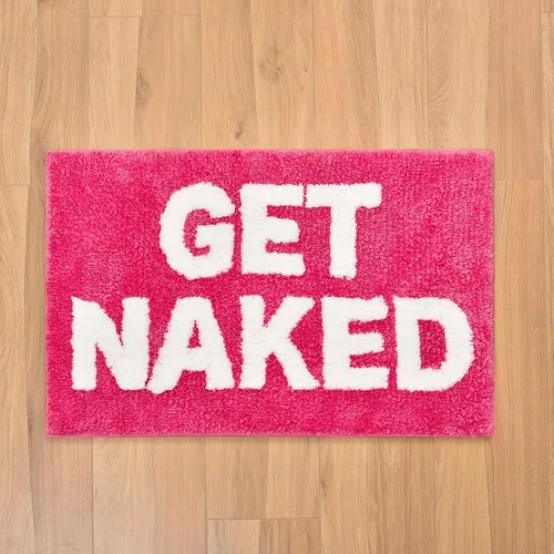 Miniatura 15 de Get Naked - Alfombra de baño antideslizante, bonita alfombra de baño copetuda, alfombra de baño de microfibra lavable para interiores, para baño