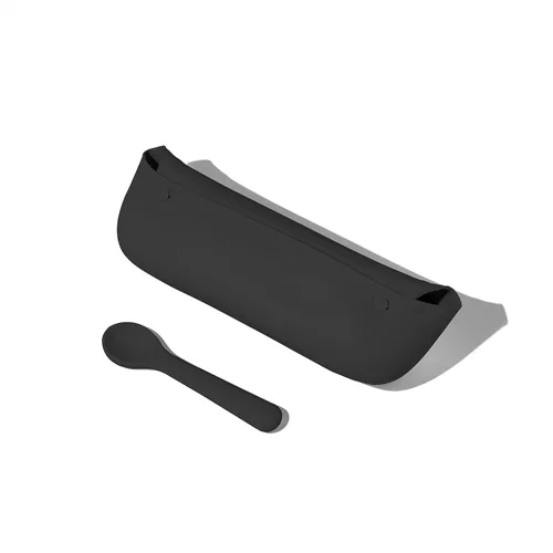 Miniatura 9 de Avanchy Baberos de silicona para bebé, impermeables, ajustables, sin BPA, juego unisex suave para niños pequeños con cuchara a juego