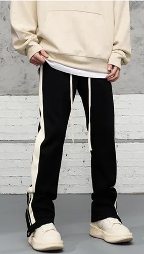 Miniatura 19 de Pantalones deportivos de gamuza sintética para mujer, pantalones de baile acampanados para hombre