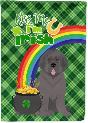Miniatura 187 de Caroline's Treasures WDK4731GF - Bandera decorativa para jardín del día de San Patricio, color negro y tostado, Airedale Terrier, para jardín