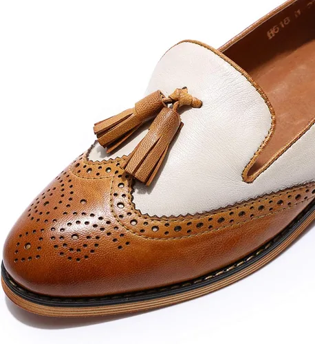 Miniatura 3 de Mona Flying - Mocasines de cuero planos informales para mujer