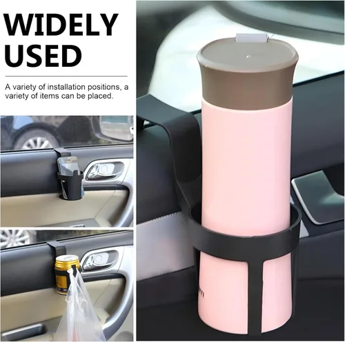 Miniatura 6 de 2 portavasos para automóvil, expansor portátil para bebidas, antideslizante para almacenamiento de bebidas y tazas, universal para la mayoría