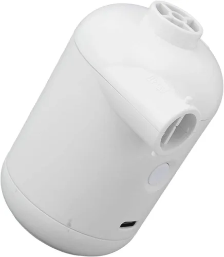 Miniatura 5 de Bomba de aire portátil para inflables con 4 boquillas, bomba pequeña de inflado rápido, mini bomba de aire eléctrica para bolsas de almacenamiento