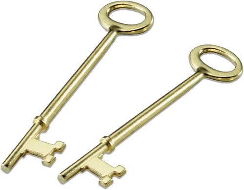 Miniatura 7 de Lucky Line Llaves maestras tipo esqueleto con punta plana y punta con muescas para cerraduras de palanca y cerraduras alveoladas, puertas