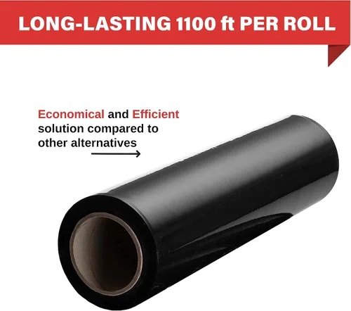 Miniatura 4 de Stretch Wrap - Rollos de plástico transparente para palé de plástico, resistente, 18 x 11 pulgadas, calibre 80 (grosor de 20 micras), autoadhesivo