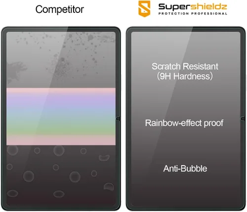 Miniatura 2 de Supershieldz Protector de pantalla diseñado para Samsung Galaxy Tab S8 / Galaxy Tab S7 (11 pulgadas) (vidrio templado), antiarañazos, sin burbujas