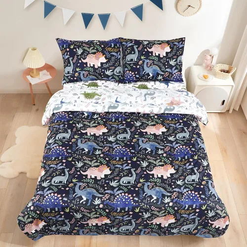 Miniatura 11 de Pea Pod Juego de ropa de cama de muselina para niños pequeños arcoíris de 3 piezas - Ropa de cama suave y transpirable para cuna con sábana