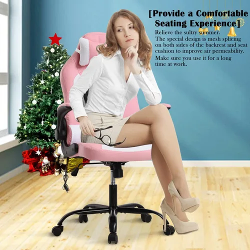Miniatura 3 de Silla de juegos de masaje para adultos, silla de PC, silla de videojuegos, silla de juegos barata, silla de escritorio ergonómica con reposacabezas