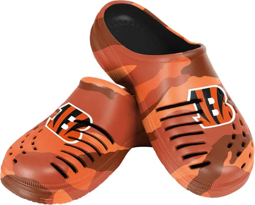 Miniatura 105 de FOCO - Sandalias de agua de jardín con logotipo de equipo de la NFL, para hombre, pantuflas, zuecos
