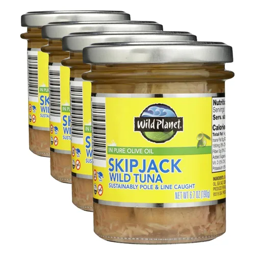 Miniatura 9 de Wild Planet - Atún bonito salvaje en aceite de oliva puro, keto y paleo