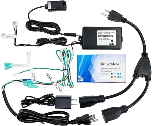 Miniatura 16 de Durablow TR2001 - Kit de control remoto de encendido y apagado para chimenea de gas con válvula Millivolt o módulo de encendido electrónico, caja