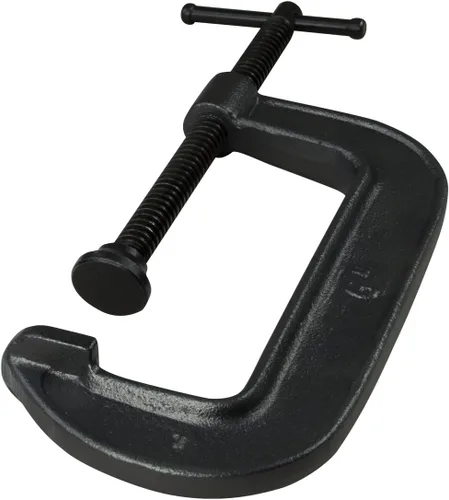 Miniatura 4 de BESSEY Abrazadera en C de aleación dúctil 540-5, 5 pulgadas x 2 1/2 pulgadas de profundidad de garganta y fuerza de sujeción de 2,250 libras