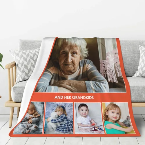 Miniatura 44 de JCETUNO Regalos personalizados de San Valentín para él y ella, mantas personalizadas con foto, mantas de fotos personalizadas, mantas de fotos
