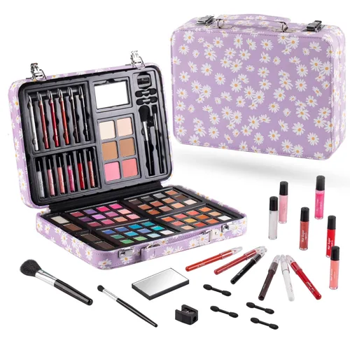Miniatura 10 de Hot Sugar Kit de maquillaje para adolescentes de 13 a 15 años, kit de maquillaje todo en uno para principiantes para mujeres, kit completo, juego