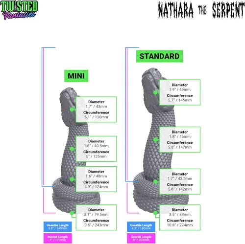 Miniatura 3 de Nathara Snake - Consolador con ventosa, diseño de mármol azul oscuro/azul claro, hecho a mano en los Estados Unidos, juguetes sexuales para adultos