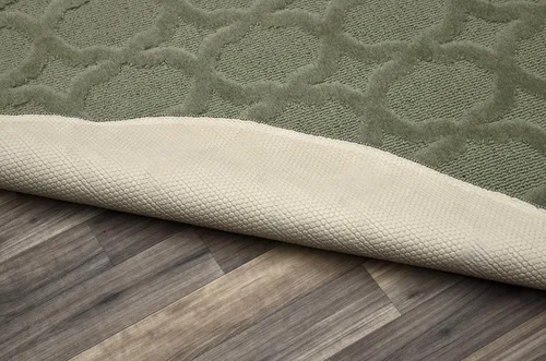 Miniatura 107 de Garland Rug Sparta - Alfombra antideslizante de polipropileno de 2 pies x 12 pies, color negro, ideal para salas de estar y pasillos, elegante
