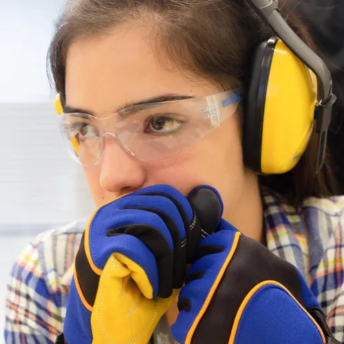Miniatura 5 de Lentes protectores de seguridad Jorestech Eyewear, protección UV 400, paquete de 12 Transparente