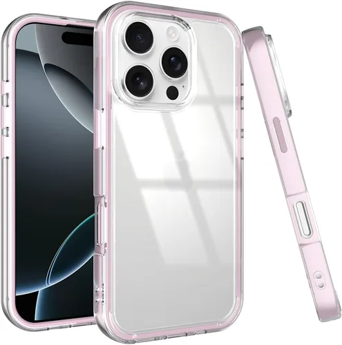 Miniatura 30 de Puxicu Funda acrílica 2 en 1 para iPhone 11 Pro, antiamarilleo, protección de grado militar, funda delgada a prueba de caídas para iPhone 11 Pro