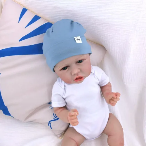 Miniatura 92 de Gorro de punto para recién nacido, para niños y niñas, con forro de satén sedoso, gorro para niños pequeños