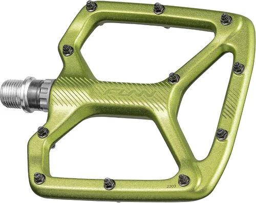 Miniatura 13 de Funn Python - Pedales planos de bicicleta - Pedales de bicicleta de plataforma ancha para bicicleta de montaña BMX/MTB, eje CrMo de 9/16 pulgadas