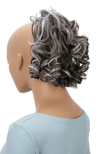 Miniatura 32 de CAISHA - Postizo Jumbo de Cabello Elástico para Recogidos Voluminosos y Rizos Desaliñados, Color Rubio Claro, G5L rubio claro #22T613 G5L