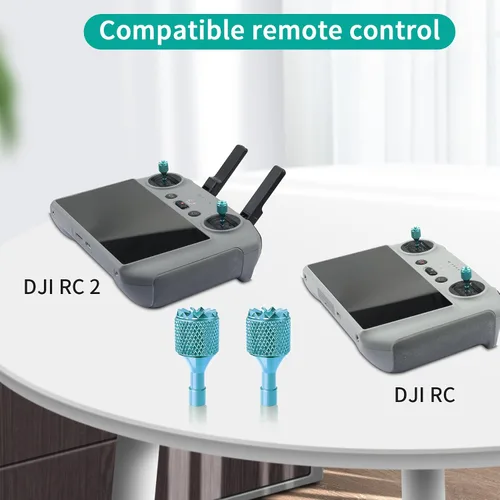 Miniatura 2 de Hanatora Joysticks Stick para DJI RC, RC 2 (Air 3S, Neo, Flip, Air 3, Mini 6/4/3 Pro, Mini 3, Mavic 3 Classic/Pro Drone Controller), control remoto