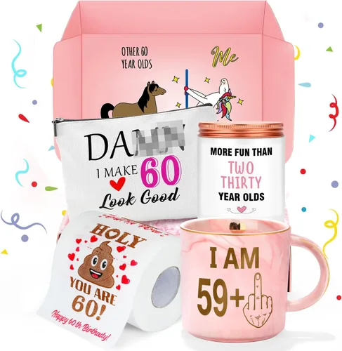 Miniatura 9 de Regalos de cumpleaños 40 para mujeres, divertidos regalos de cumpleaños de 40 años para mujeres, decoraciones de 40 y fabulosa, ideas de regalo