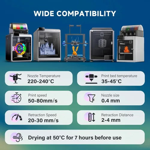 Miniatura 4 de Yousu Filamento de TPU 1.75mm, Filamento Flexible TPU95A, Filamento Suave para Impresora 3D, Filamento de Impresión 3D TPU Negro, Carrete de 1kg