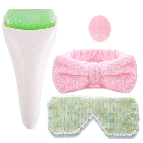 Miniatura 8 de Rodillo de hielo para moldeador facial, masajeador facial, herramientas para el cuidado de la piel para antiarrugas, hielo frío, rodillo facial