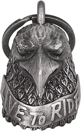 Miniatura 3 de Dream Apparel Campana de motocicleta Guardian Angel Drive Away Gremlin, campana de motociclista para hombres y mujeres, regalo de buena suerte