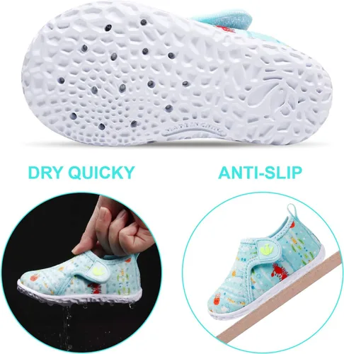 Miniatura 221 de FEETCITY Baby Boys Girls Water Sport Shoes Barefoot Kids Aqua Socks Quick-Dry Beach Swim Pool Shoes