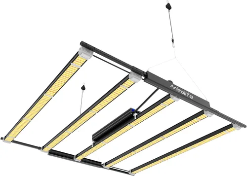 Miniatura 9 de A ANLEOLIFE Luces LED de crecimiento elásticas con diodos LM301H EVO de 300 W, espectro completo, regulables, 3 x 4 pies, estilo barra de cobertura