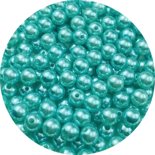 Miniatura 10 de Pinhoollgo 800pcs Pearl Beads 6mm Round Pearl Beads with Hole for DIY Bracelet Necklace Jewelry Making Supplies Handmade Craft(White)