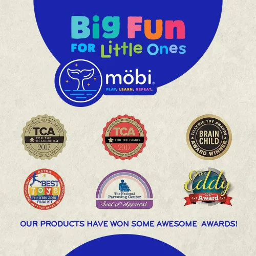 Miniatura 8 de Mobi Peeka - Juguete de actividad – Espejo de bebé boca abajo, juguetes Montessori de silicona de grado alimenticio, espejo inastillable para bebés