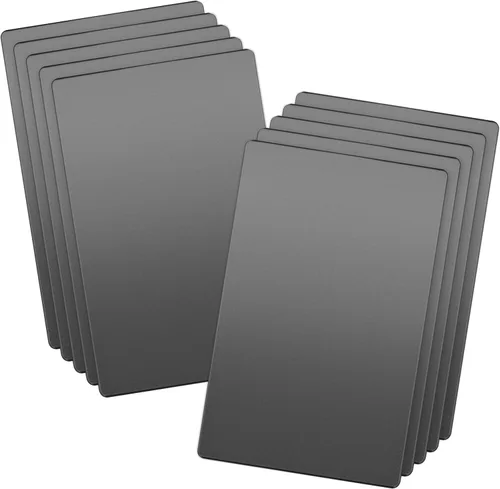 Miniatura 14 de LIDER Placa de Pared de Metal Doble Lisa, Resistente a la Temperatura e Impacto, Acero Inoxidable 304, Cubierta sin Tornillos, Actualización