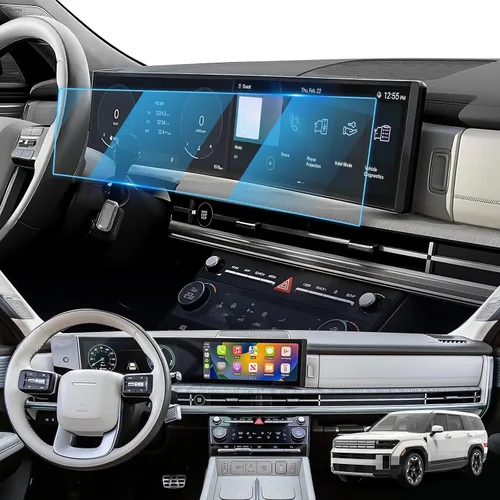 Miniatura 10 de LFOTPP GMC Sierra 1500 2500HD 3500HD 8 pulgadas IntelliLink 2016-2017 Protector de pantalla de navegación para automóvil, [9H] Protector de pantalla