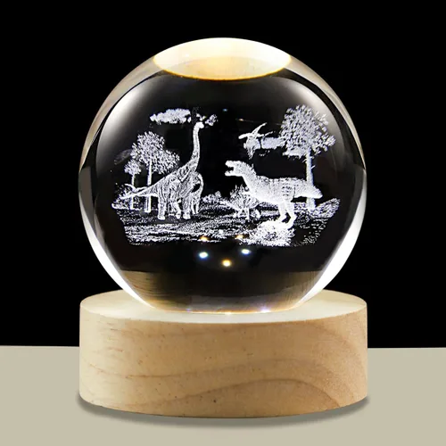 Miniatura 10 de Bola de cristal 3D de la Vía Láctea, luz nocturna multicolor, lámpara decorativa para ciencia, astronomía, espacio, regalos para novios, esposos