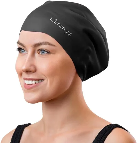 Miniatura 15 de Limmys Gorro de Natación Premium para Mujeres con Cabello Largo – Gorro de Natación de Silicona Suave para Mujeres – Cómodo, Ajuste con Espacio