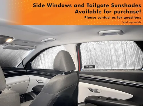 Miniatura 8 de YelloPro - Parasol reflectante para parabrisas delantero de ajuste personalizado para Hyundai Tucson 2022, 2023, 2024, 2025, 2026, híbrido, SUV